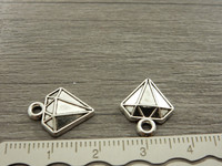 Timanttiriipus, 13x15mm, kromi, 1kpl
