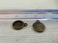 Kapussipohja, 10mm, pronssi, 1kpl