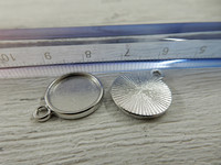 Kapussipohja, 12mm, kromi, 1kpl