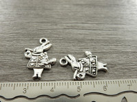 Kaniriipus, 20x13mm, kromi, 1kpl