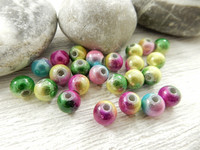 Heijastava helmi, 6mm, mix väri, 20kpl
