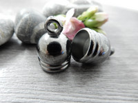 Nauhanpää, 14x21mm, gunmetal, 10kpl