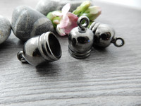 Nauhanpää, 12x18mm, gunmetal, 10kpl