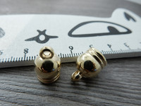 Nauhanpää, 10x14mm, vaaleakulta, 10kpl