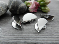 Nauhanpää, 15x10mm, kromi, 10kpl