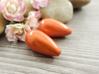 Heijastava helmi, 22x12mm, oranssi, 1kpl