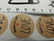 Handmade with love tarra, 25mm, ruskea, 10kpl
