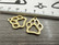 Tassuriipus, 20x17mm, kulta ,1kpl