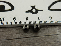 Akryylihelmi, 6mm, gunmetal, 20kpl