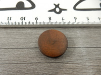 Puuhelmi, 20mm, tummanruskea, 1kpl