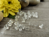 Korvakorun tausta silikoni putki, 3x3mm, kirkas, 200kpl