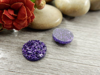 Kapussi glitter, 10mm, liila, 1kpl