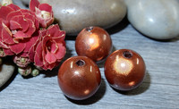 Heijastava helmi, 14mm, ruskea, 1kpl