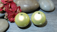 Heijastava helmi, 18mm, vaaleankeltainen, 1kpl