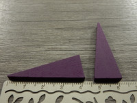 Puuriipus kartio, 40x14mm, purppura, 1kpl