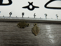 Lehtiriipus, 6x10mm, pronssi, 1kpl