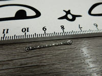 Linkkiriipus kierre, 25x1mm, kirkashopea, 1kpl