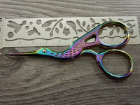Haikarasakset, 9.5cm, moniväri, 1kpl