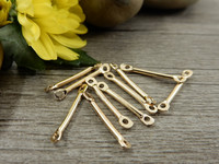 Linkkiriipus, 15x1mm, vaaleakulta, 1kpl