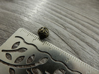 Metallihelmi filigraani, 6mm, pronssi, 20kpl