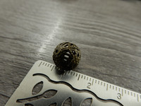 Metallihelmi filigraani, 10mm, pronssi, 10kpl