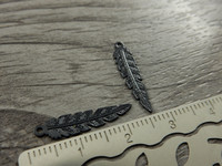 Sulkariipus, 21x5mm, tummanharmaa, 1kpl