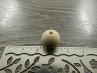 Silikonihelmi, 12mm, beige, 1kpl