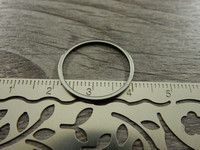 Linkki ympyrä, 20x1mm, umpi, rst, 1kpl