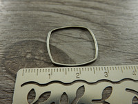 Linkki neliö, 20x20x1mm, umpi, rst, 1kpl