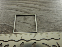 Linkki neliö, 20x27x1mm, umpi, rst, 1kpl