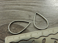 Linkki pisara, 21x13x1mm, umpi, rst, 1kpl