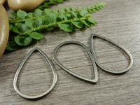 Linkki pisara, 26x18x1mm, umpi, rst, 1kpl