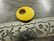 Puuriipus ympyrä, 25mm, keltainen, 1kpl