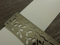 Korukortti, 19x4cm, valkoinen, 1kpl