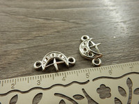 Kuuriipus/linkki, 18x11mm, kromi, 1kpl