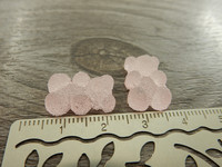Kapussi nalle, 17x11mm, vaaleanpunainen, 1kpl