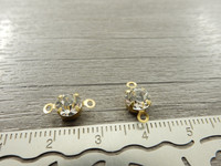Strassiriipus/ linkki, 11x6mm, kulta, 1kpl