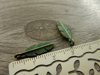 Sulkariipus, 20x6mm, patinapronssi, 1kpl