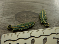Sulkariipus, 23x7mm, patinapronssi, 1kpl