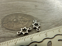 Tähtiriipus/ linkki, 10x6mm, kromi, 1kpl
