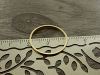 Linkki ympyrä, 20x0.7x0.6mm, umpi, kulta, 1kpl