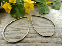 Linkki pisara, 32x23mm, umpi, gunmetal, 1kpl