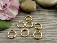 Välirengas, 7x1mm, avattava, rst vaaleakulta, 10kpl