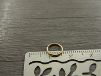 Välirengas, 8x0.8mm, rst vaaleakulta, 10kpl