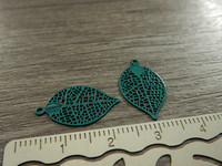 Lehtiriipus 19x11mm, vihreä, 1kpl