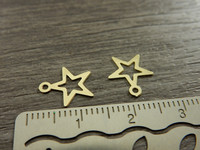Tähtiriipus, 11x10mm, kulta, 1kpl