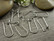 Korvakorukoukku 20x9.5x0.7mm, rst, 10paria