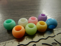 Akryylihelmi, 10x8mm, mixsetti, 20kpl