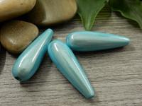 Heijastava helmi, 30x10mm, vaaleanturkoosi, 1kpl