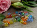 Lasihelmi kirkas, 4mm, mix setti, 50kpl